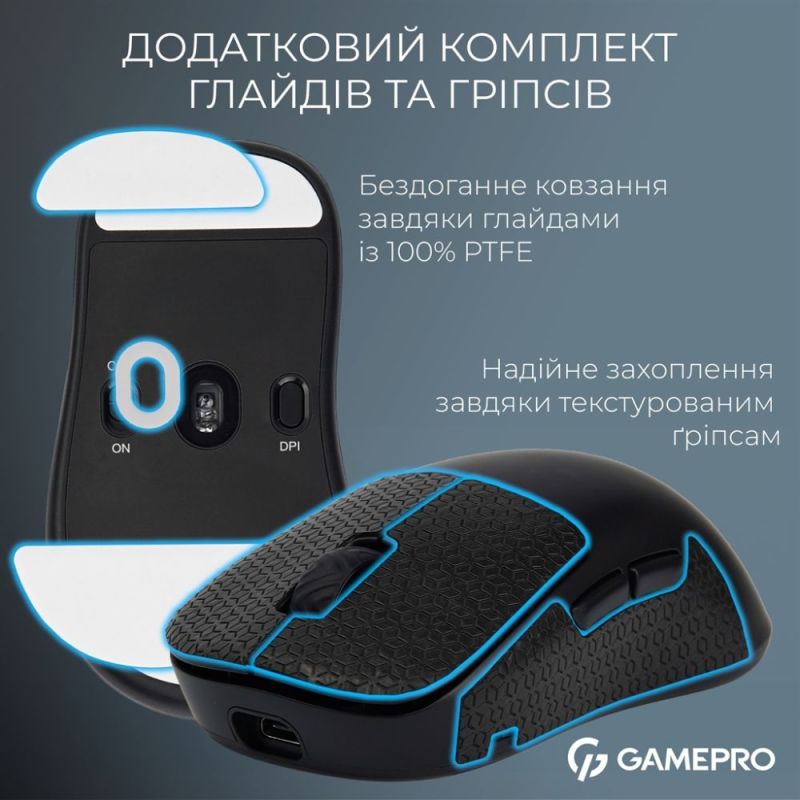 Мышь беспроводная GamePro Asgard Loki Black (GM022B)