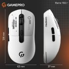 Миша бездротова GamePro Genesis Winner White (GM079W)