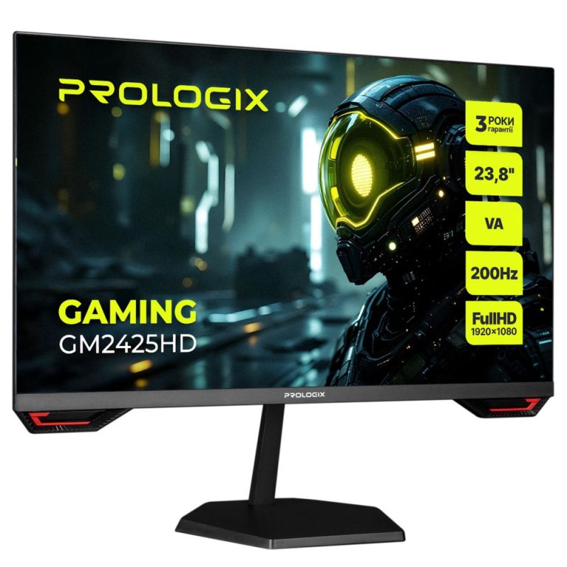 Монітор Prologix Gaming 23.8" VA Black 200Hz (GM2425HD)