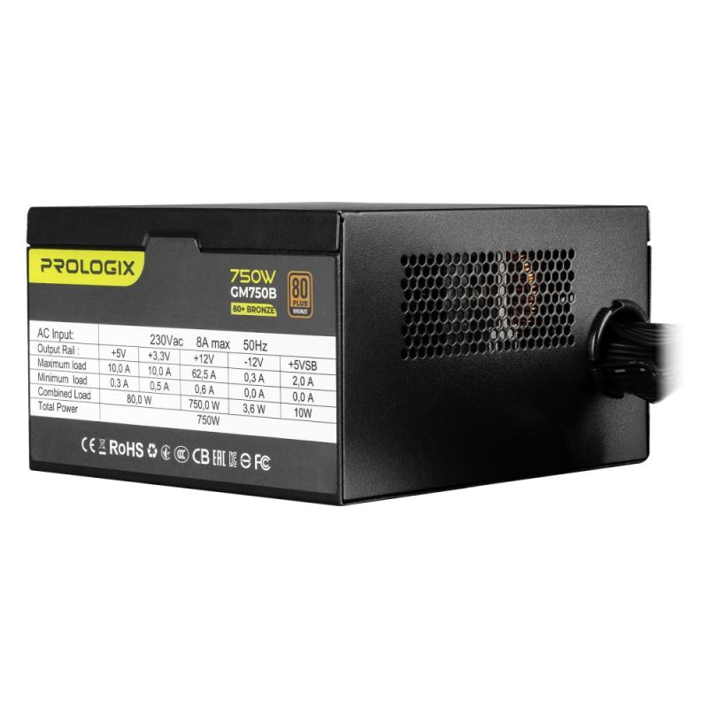Блок живлення Prologix (GM750B 750W 80+ Bronze)