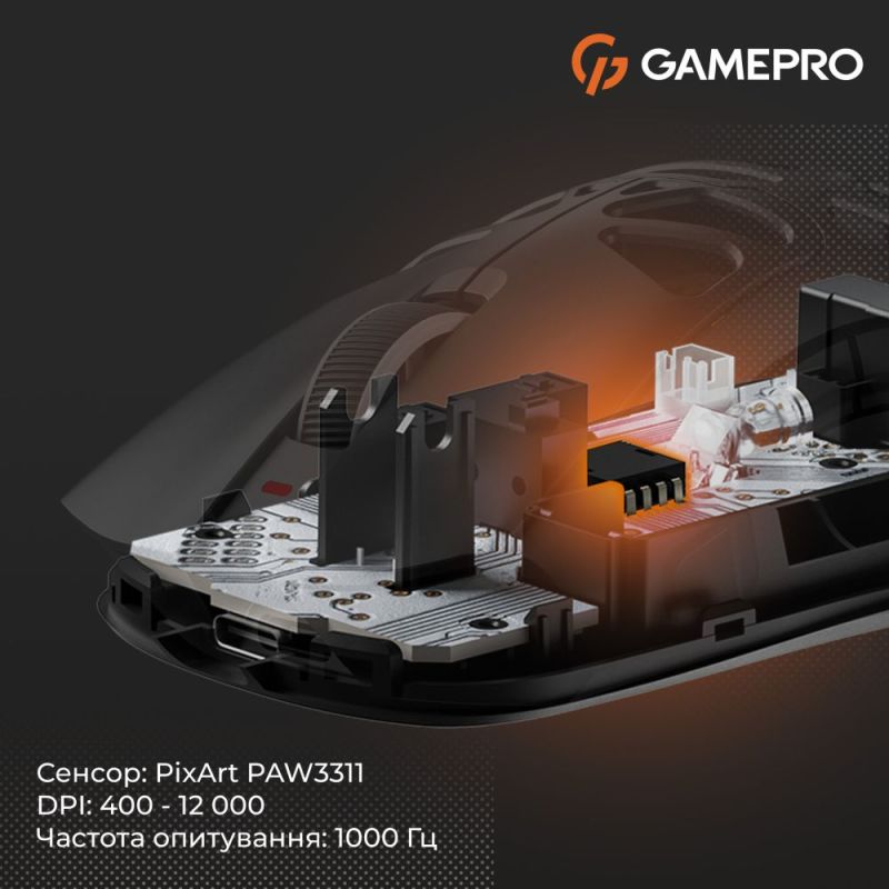 Миша бездротова GamePro Genesis Spider (GM870B)