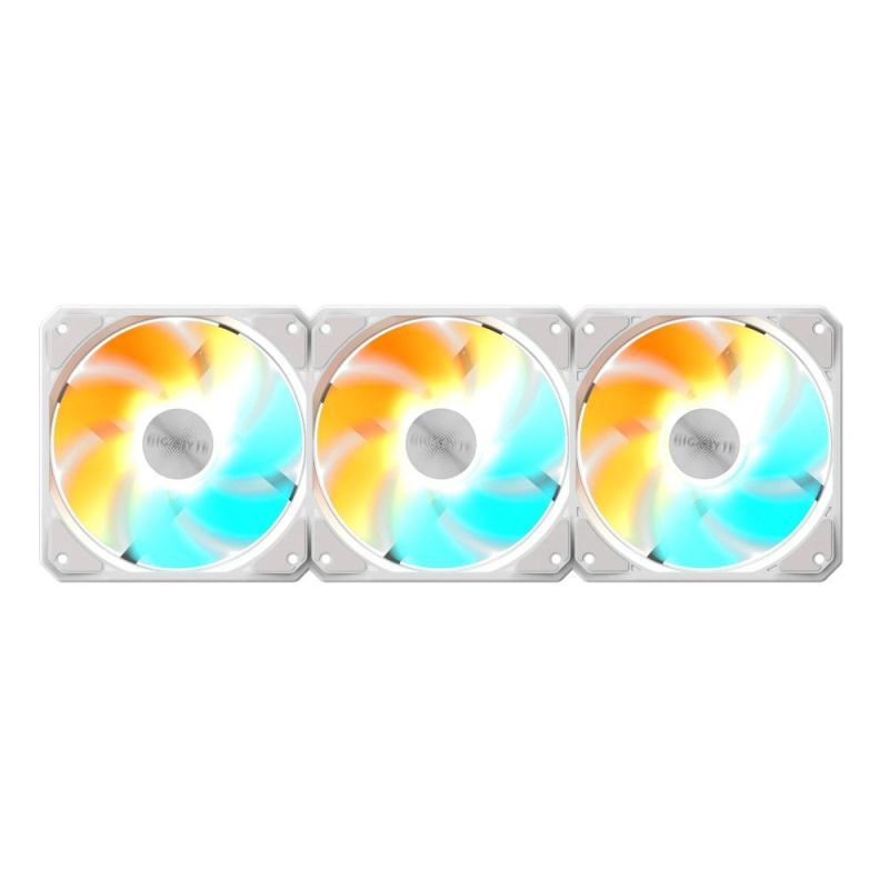 Вентилятор Gigabyte EZ Chain RVS Fan 120 Ice 3-Pack White (GP-GBT EZRVSFAN1203 ICE)