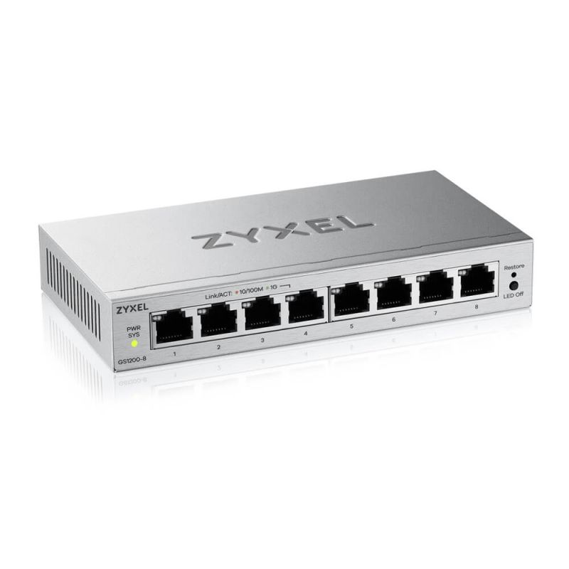 Комутатор ZYXEL GS1200-8 v3 (GS1200-8V3-EU0101F)