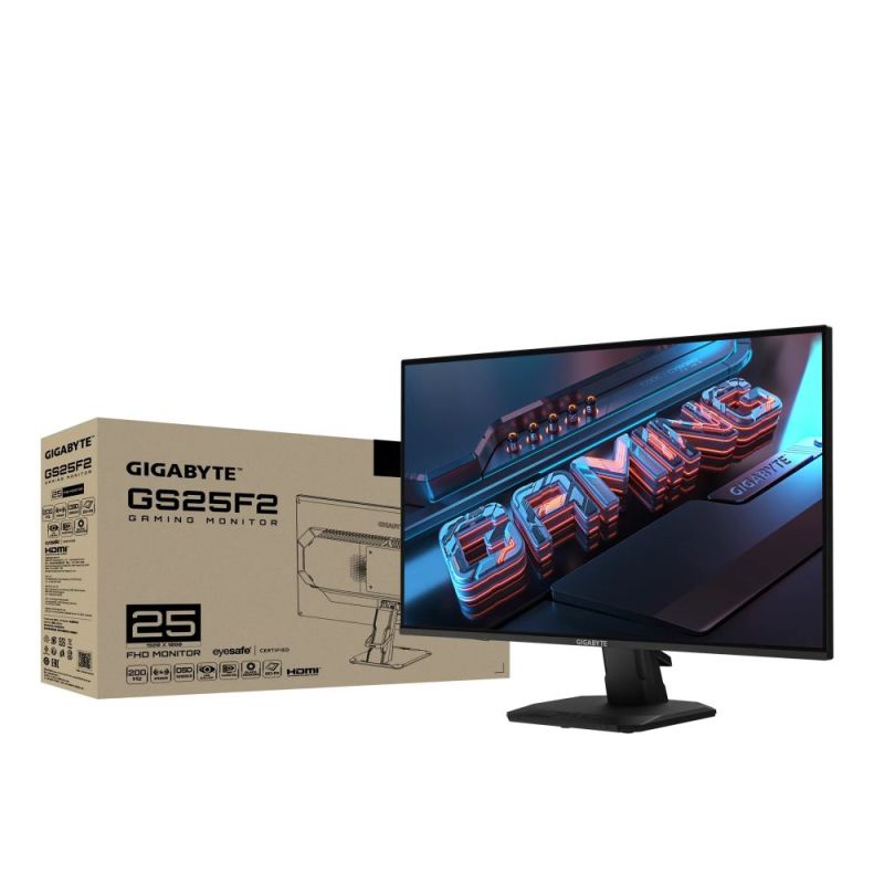 Монітор Gigabyte 24.5" IPS Black 200Hz (GS25F2)