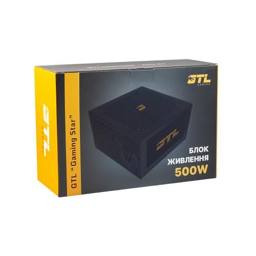 Блок живлення GTL Gaming Star 500W (GTLGS500BK)