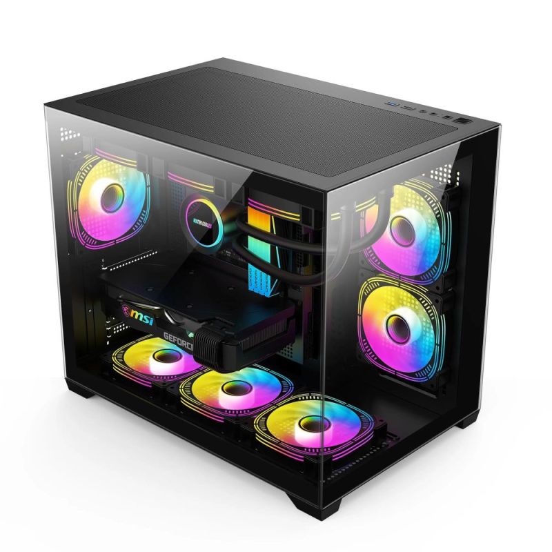 Корпус GTL Gaming Abyss Black без БП (GTLN285M)