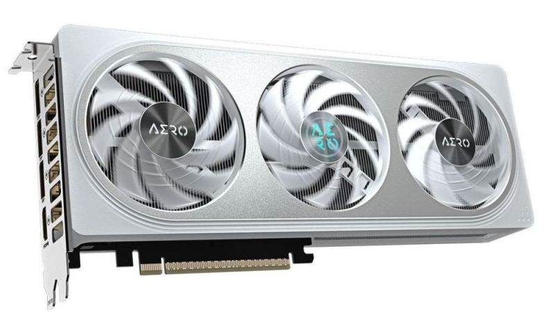 Відеокарта GF RTX 5060 8GB GDDR7 Aero OC Gigabyte (GV-N5060AERO OC-8GD)
