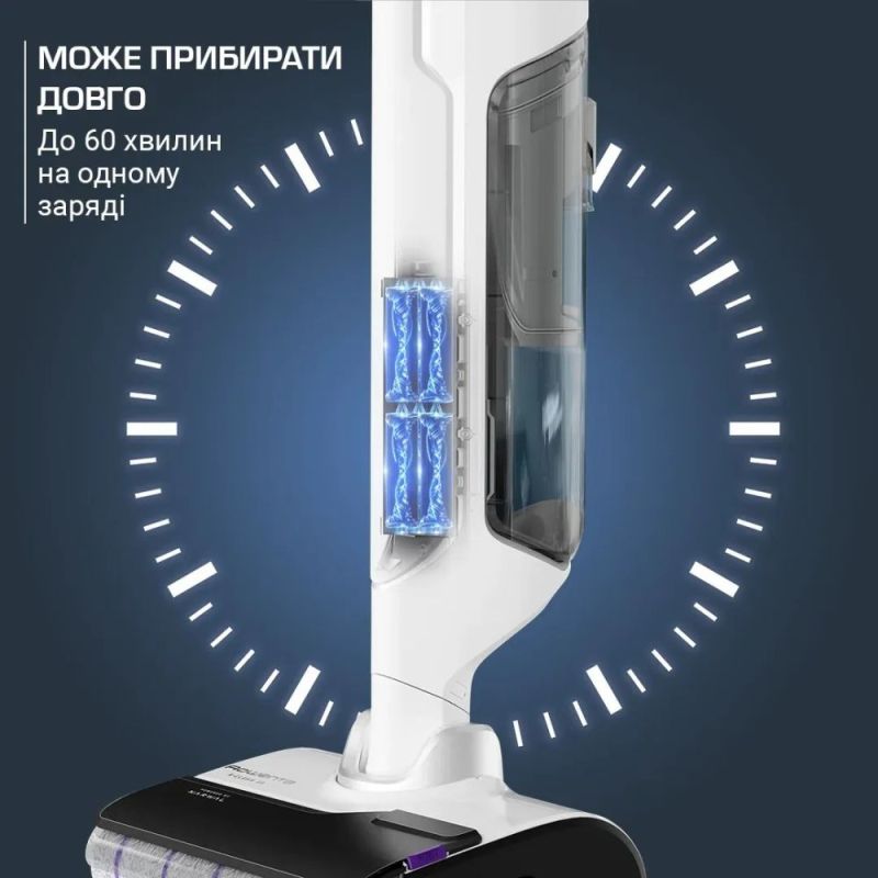 Аккумуляторный моющий пылесос Rowenta X-Clean 10 (GZ7035WO)