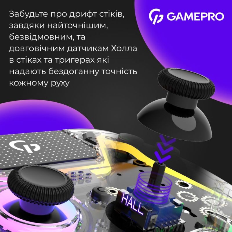 Геймпад GamePro Transparent (GPS13T)
