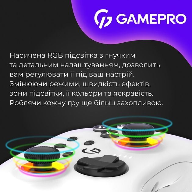 Геймпад GamePro White (GPX13W)