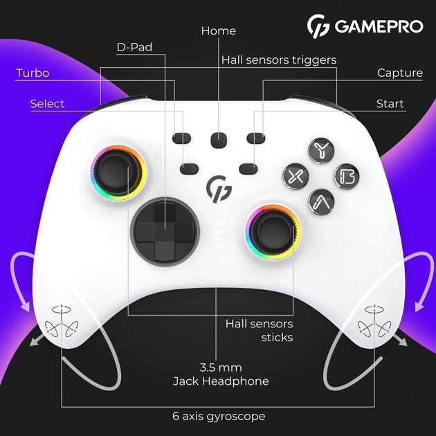 Геймпад GamePro White (GPX13W)