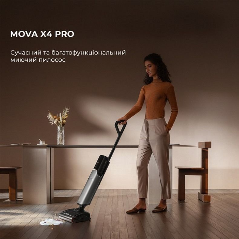 Акумуляторний миючий пилосос Mova X4 Pro (HMH17A)