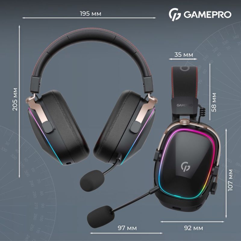 Гарнитура GamePro Asgard Valkyria Black (HSW249B)