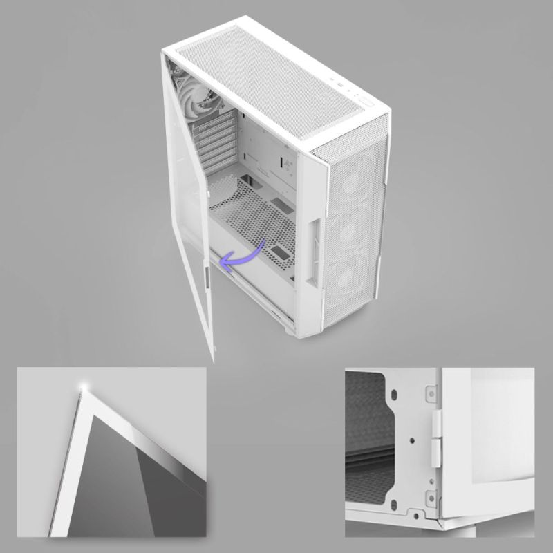 Корпус Zalman i3 Neo V2 White (I3NEOV2WHITE)