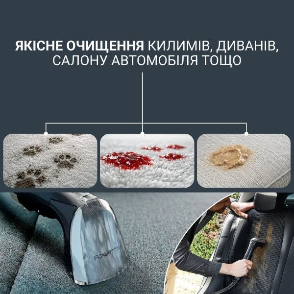 Миючий пилосос-плямовивідник Rowenta Clean It Hot & Cold (IN7020F0)