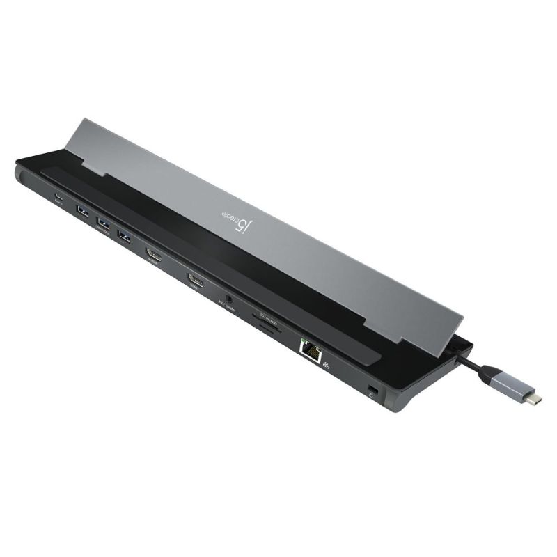 Док-станция J5create USB-C 10-в-1 (JCD542-N)