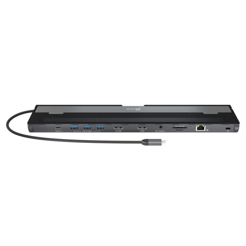Док-станция J5create USB-C 10-в-1 (JCD542-N)