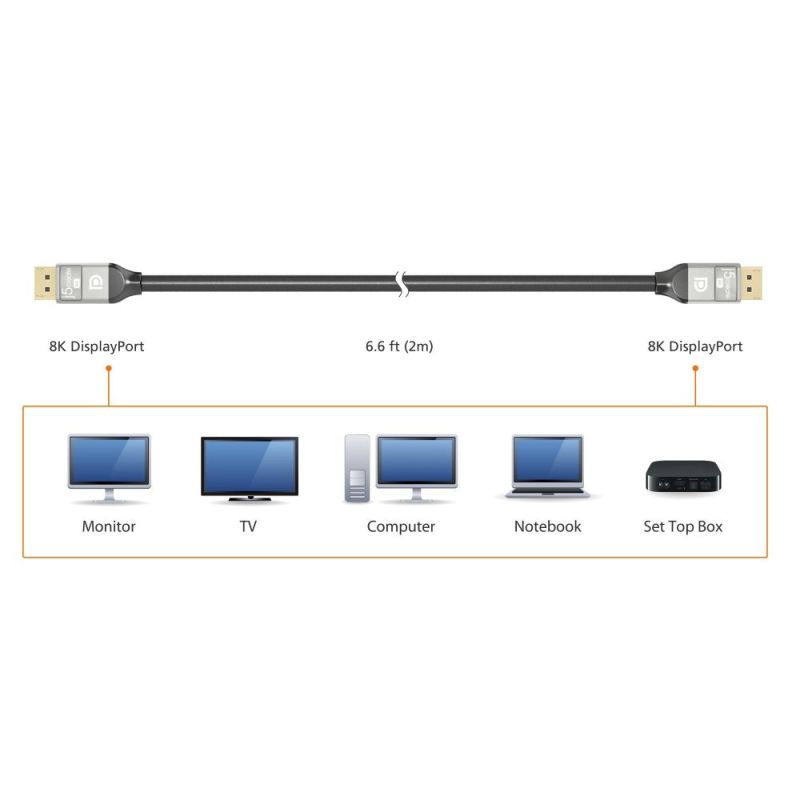 Кабель J5create DisplayPort - DisplayPort, 2м, Black (JDC43-N)