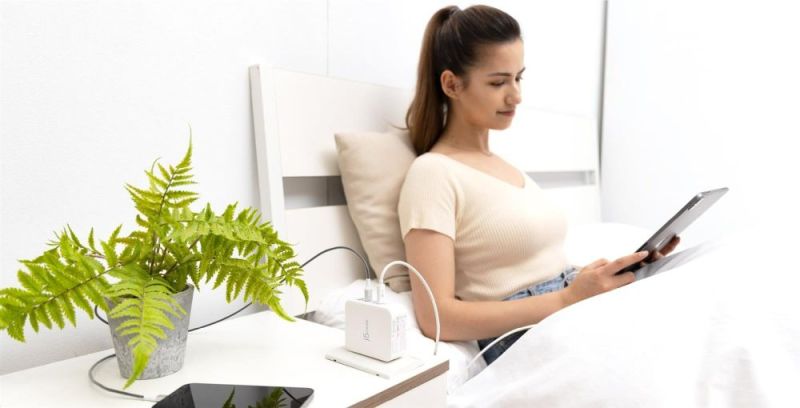 Мережевий зарядний пристрій J5create GaN USB-C 130W White (JUP43130E-EN)