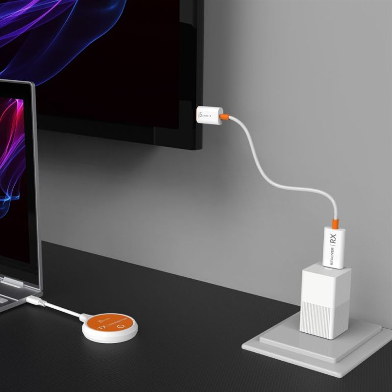 Подовжувач J5create USB-C - HDMI (M/M) до 15 м White (JVAW62-N)