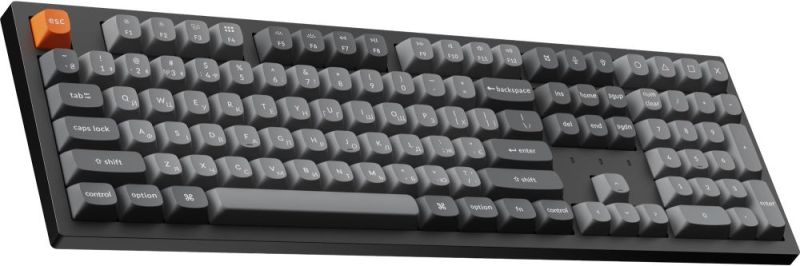 Клавіатура бездротова Keychron K10 Max Keychron Super Banana Switch Black RGB (K10M-H4-UA)