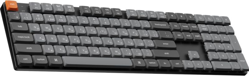 Клавіатура бездротова Keychron K5 Max, Gateron MX 2.0 Brown, Hot-Swap, RGB UA Black (K5M-H3-UA)