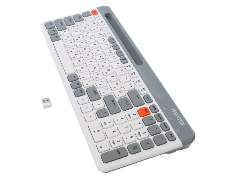 Клавиатура беспроводная Maxxter (KBW-02G-UA)