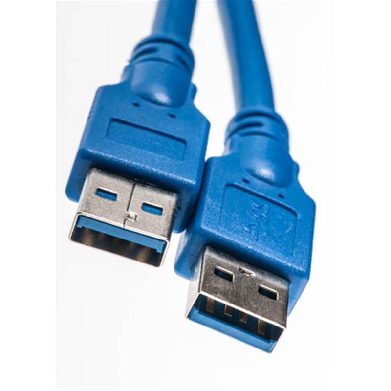 Кабель PowerPlant USB3.0(AM)-USB3.0(AM), 1.5м, синій (KD00AS1228)