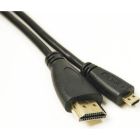 Кабель PowerPlant HDMI-microHDMI v1.3, 2м, Black (KD00AS1242)