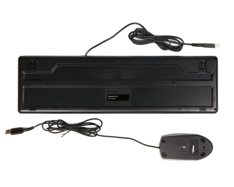 Комплект (клавиатура, мышь) A4-Tech USB (KK-3330 Black)