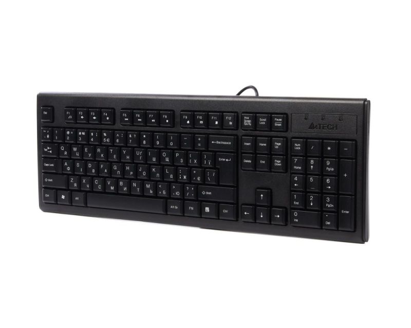 Клавiатура A4tech KR-83 Black (KR-83 USB (Black))