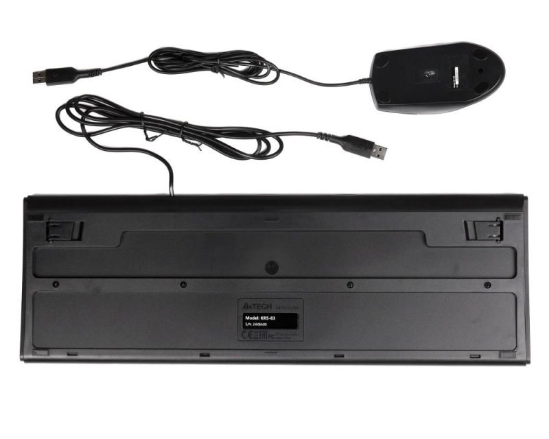Комплект (клавиатура, мышь) A4Tech KR-8372S Black (KR-8372S (Black))