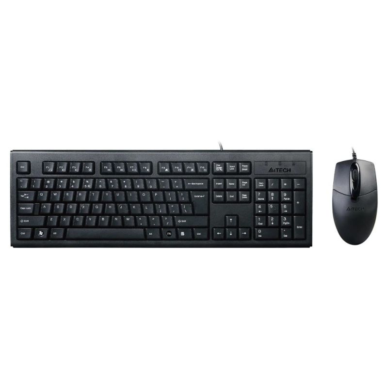 Комплект (клавиатура, мышь) A4Tech (KRS-8372 Black)