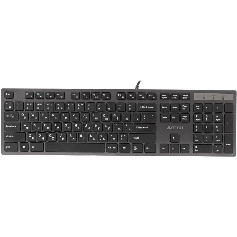 Клавиатура A4Tech KV-300H Grey/Black (KV-300H USB (Grey+Black))