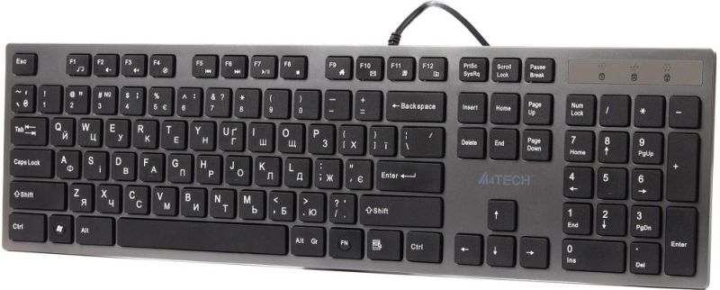 Клавиатура A4Tech KV-300H Grey/Black (KV-300H USB (Grey+Black))