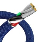 Кабель Baseus Crystal Shine USB - Lightning (M/M), 2.4A, 2 м Blue (CAJY000103)