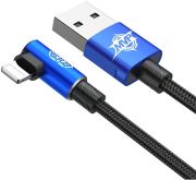 Кабель Baseus MVP USB - Lightning (M/M), 1.5A, 2 м Blue (CALMVP-A03)