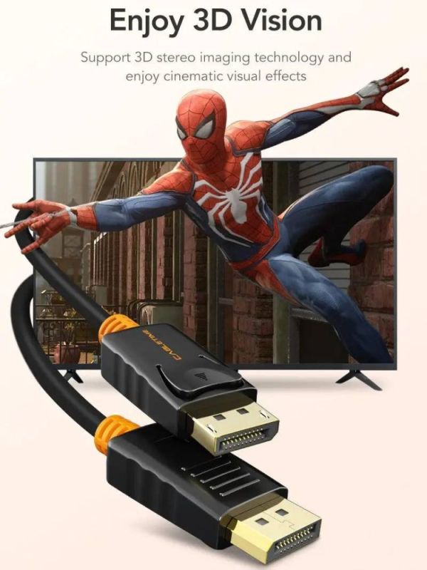 Кабель Cabletime DisplayPort - DisplayPort V 1.2 (M/M), 3 м Black (CD21N)