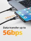 Кабель Cabletime USB - USB Type-C (M/M), 1 м, Black (CA40H)