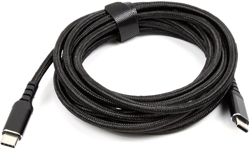 Кабель San Guan USB Type-C - USB Type-C (M/M) PD 60W, 3 м, Black (CA914104)