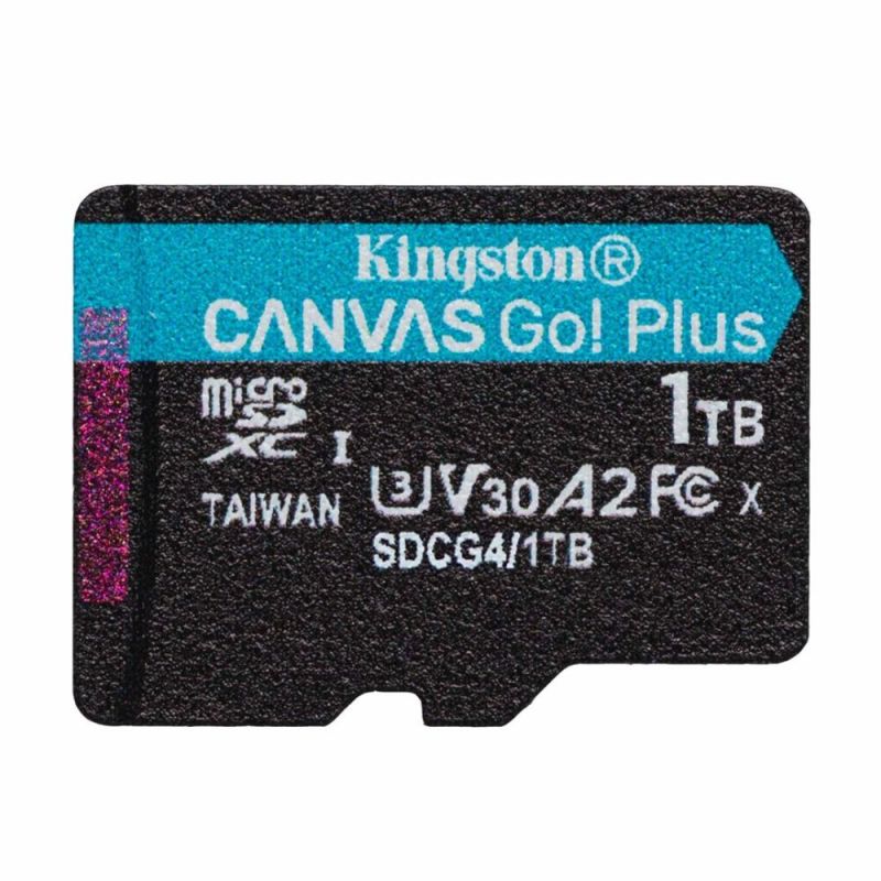 Карта памяти MicroSDXC 1TB UHS-I/U3 Class 10 Kingston Canvas Go! Plus R200/W160MB/s (SDCG4/1TBSP)