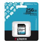 Карта памяти SDXC  256GB UHS-I/U3 Class 10 Kingston Canvas Go! Plus R200/W160MB/s (SDG4/256GB)