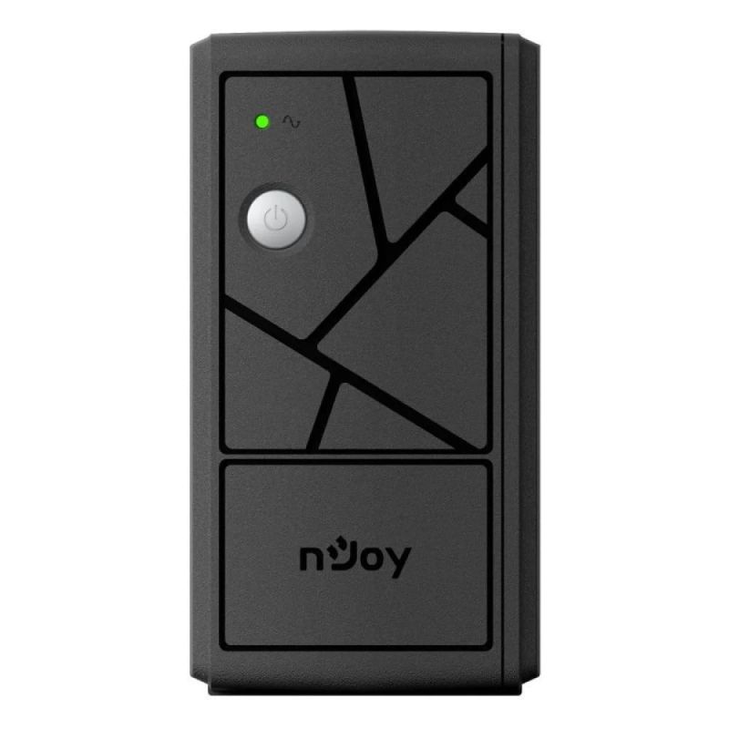 Джерело безперебійного живлення NJOY Keen 600 (UPLI-LI060KU-CG01B) Lin.int., AVR, 2 x евро, USB, пластик (Keen 600 USB)