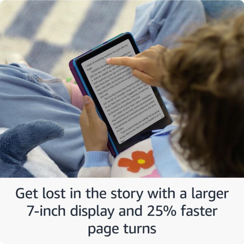Электронная книга Amazon Kindle Paperwhite Kids (12th Gen) 16GB Black with Cyber City Cover_JP (Kindle PW Kids (12th Gen) 16GB Black+Cyber_JP)