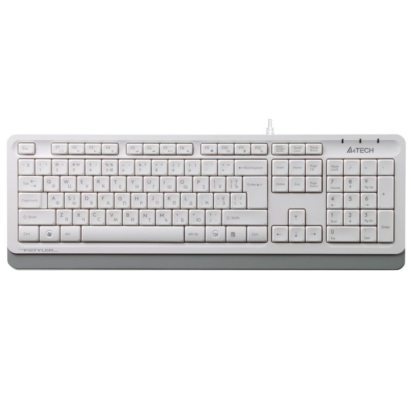 Клавіатура A4Tech FK10 Ukr White (FK10 (White))