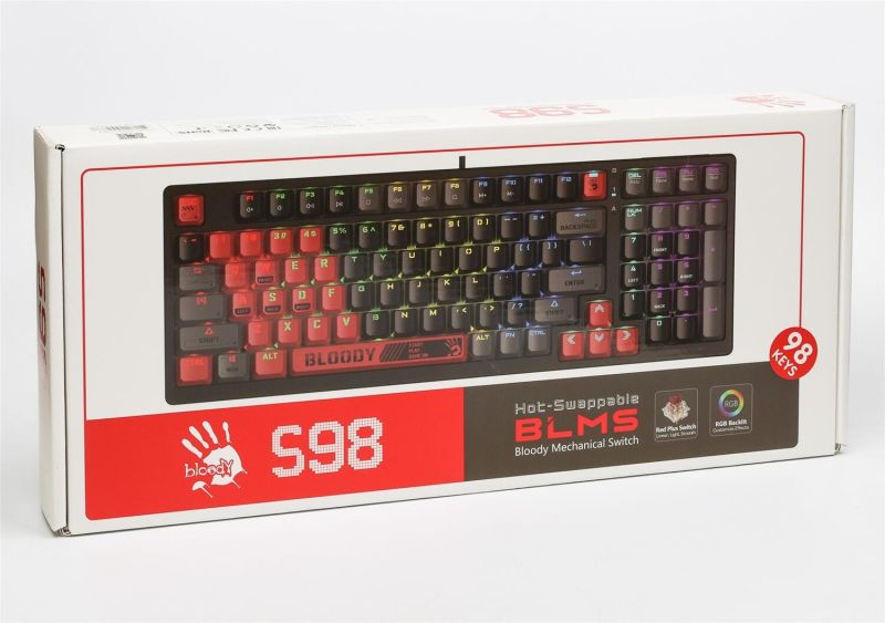 Клавіатура Bloody S98 Sports Red (S98 Bloody (Sports Red))