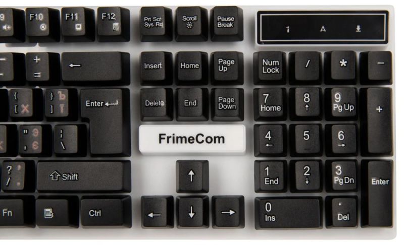 Клавіатура FrimeCom Black (FC-801А-USB)