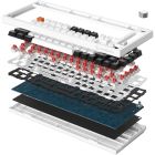 Клавіатура GamePro Red з Hot-Swap RGB White  (MK160W)