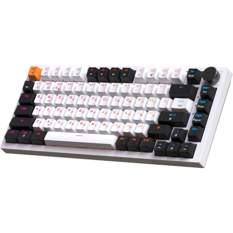 Клавіатура GamePro Red з Hot-Swap RGB White  (MK160W)