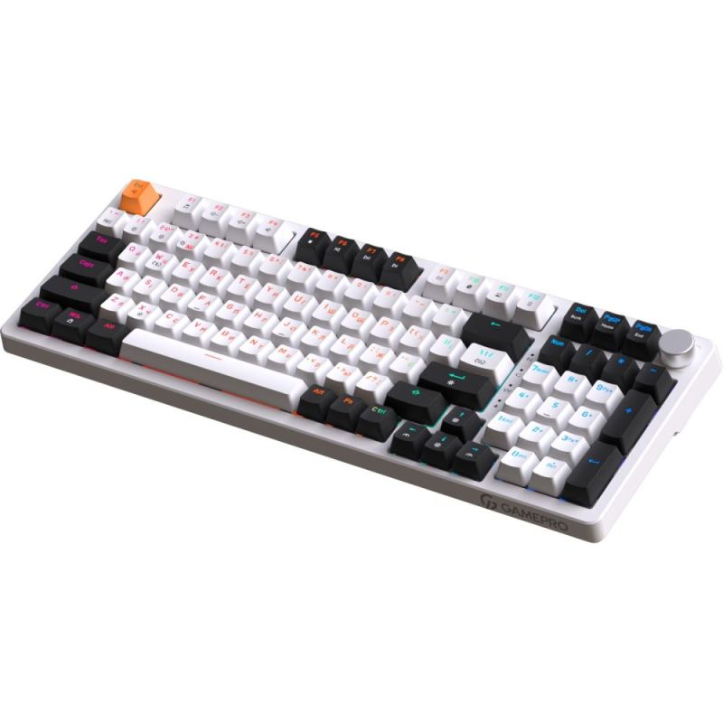 Клавіатура GamePro Red з Hot-Swap RGB White  (MK170W)